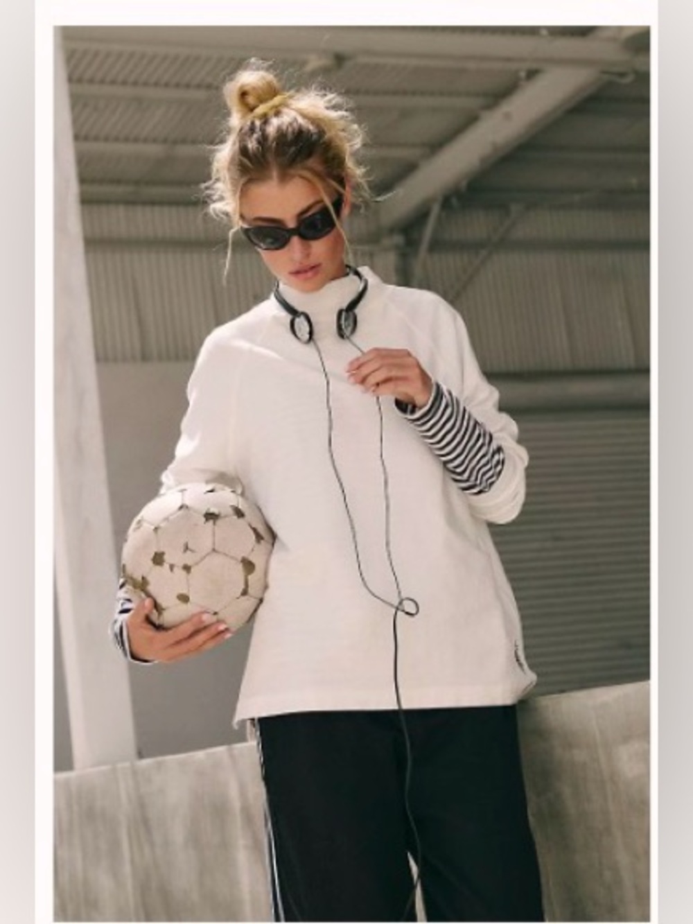 FREE PEOPLE x movement Restoration Layer in white size small